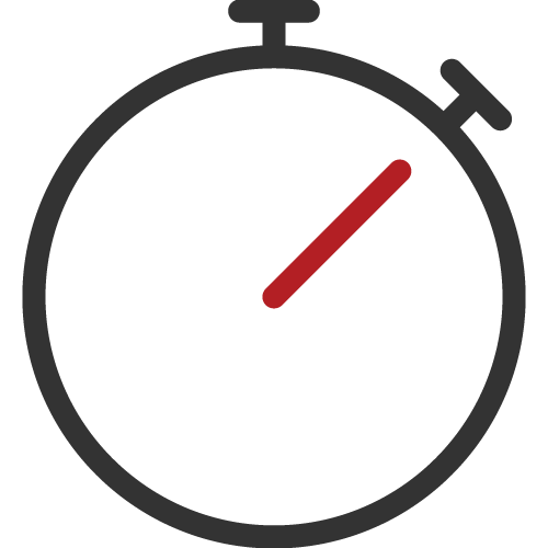Cloud law management software, time tracking icon
